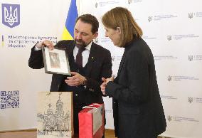 Mykola Tochytskyi meets with Anna Wroblewska