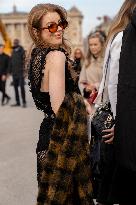 PFW - Street Style At Christian Dior