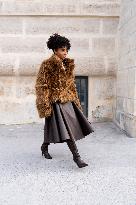 PFW - Street Style At Christian Dior