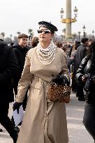 PFW - Street Style At Christian Dior