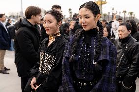 PFW - Street Style At Christian Dior