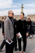 PFW - Street Style At Christian Dior