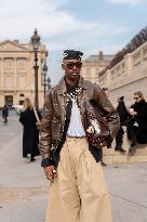 PFW - Street Style At Christian Dior
