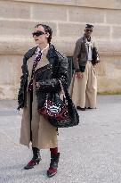 PFW - Street Style At Christian Dior