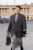 PFW - Street Style At Christian Dior