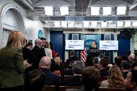 White House Press  Briefing Bye Karoline Leavitt