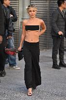 PFW Courreges Outside Arrivals