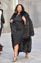 PFW Courreges Outside Arrivals