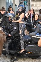 PFW Courreges Outside Arrivals