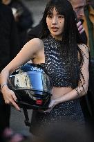 PFW Courreges Outside Arrivals