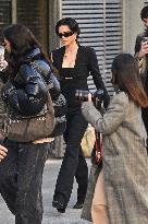 PFW Courreges Outside Arrivals