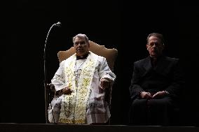 Religion: Cardinal Marcello Semeraro leads the recitation of the Holy Rosary for Pope Francis on March 05, 2025