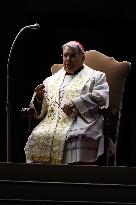 Religion: Cardinal Marcello Semeraro leads the recitation of the Holy Rosary for Pope Francis on March 05, 2025