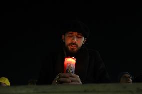Religion: Cardinal Marcello Semeraro leads the recitation of the Holy Rosary for Pope Francis on March 05, 2025