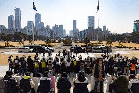 Protest Calling For Amendment Of Labor Union Act Articles 2 And 3 In Seoul