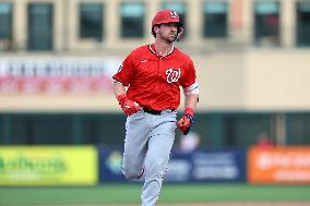 Spring Training Baseball - Nationals Vs. Marlins