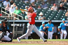 Spring Training Baseball - Nationals Vs. Marlins