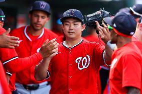 Spring Training Baseball - Nationals Vs. Marlins