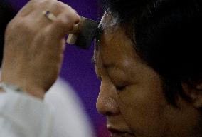 Ash Wednesday (The First Day Of Lent) In Mexico