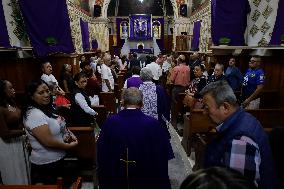 Ash Wednesday (The First Day Of Lent) In Mexico