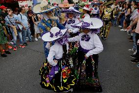 Festival Of Charros And Comparsas On The Occasion Of Holy Week In Mexico