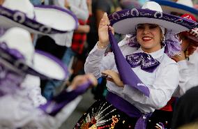 Festival Of Charros And Comparsas On The Occasion Of Holy Week In Mexico