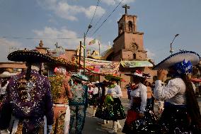 Festival Of Charros And Comparsas On The Occasion Of Holy Week In Mexico