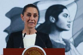 Mexico's President Holds Meeting on Tariffs Imposed Trump - Mexico