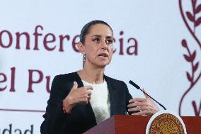 Mexico's President Holds Meeting on Tariffs Imposed Trump - Mexico