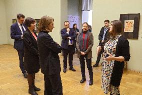 Polands Culture Minister visits Ukraines National Art Museum in Kyiv