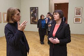 Polands Culture Minister visits Ukraines National Art Museum in Kyiv