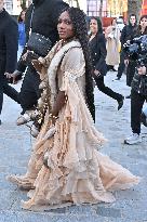 PFW Chloe Outside Arrivals