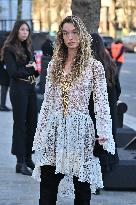 PFW Chloe Outside Arrivals