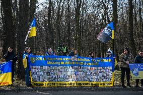 Ukrainians Attend A Rally Addressed To The US Government In Front Of The U.S. Embassy In Kyiv