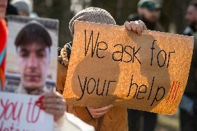 Ukrainians Attend A Rally Addressed To The US Government In Front Of The U.S. Embassy In Kyiv