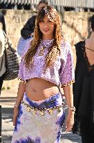 PFW Rabanne Outside Arrivals