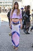 PFW Rabanne Outside Arrivals