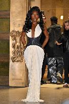 PFW Schiaparelli Outside Arrivals