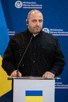 The Ukrainian Minister Of Defense Visits Poland