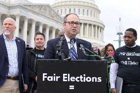 DC: Cong Stutzman hold an Election Integrity, Civil Right press conference