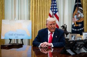 US President Donald Trump Signs Executive Order Pausing USMCA Tariffs