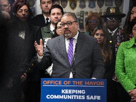 Mayor Eric Adams And Manhattan District Attorney Alvin Bragg Announce New Community Coalition To Enhance Quality Of Life, Improv