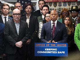 Mayor Eric Adams And Manhattan District Attorney Alvin Bragg Announce New Community Coalition To Enhance Quality Of Life, Improv