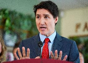 Justin Trudeau In Tears At A Press Conference - Ottawa