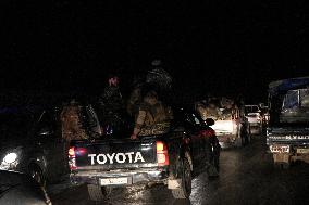 Syrian Fighters Deploy To Fight Assad Loyalists - Syria