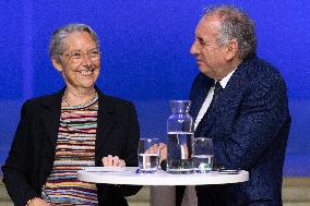 PM Bayrou Takes Part In A Meeting About Women In Science - Paris