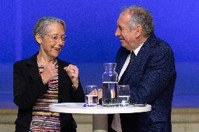 PM Bayrou Takes Part In A Meeting About Women In Science - Paris