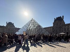 Louvre Museum And Pyramid Illustrations - Paris