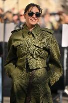 PFW Givenchy Outside Arrivals