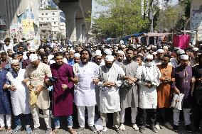 Banned Outfit Hizb Ut-Tahrir Protest In Bangladesh